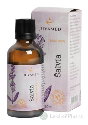 JUVAMED Šalvia bylinné kvapky 1x50 ml