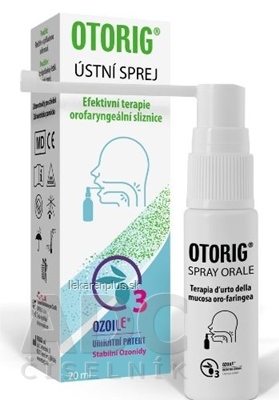 OTORIG ústny sprej, OzoilE 1x20 ml