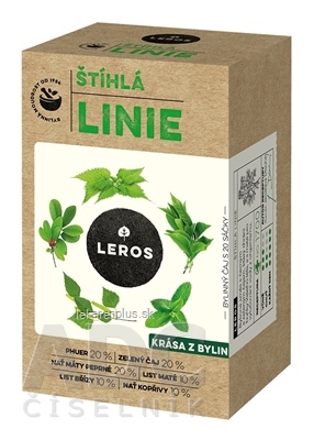 LEROS ŠTÍHLA LÍNIA nálevové vrecká (inov. 2021) 20x1,5 g (30 g)