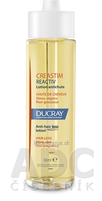 DUCRAY CREASTIM REACTIV roztok proti vypadávaniu vlasov, 2-mesačná kúra 1x60 ml