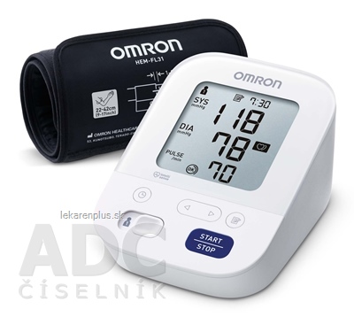 OMRON M3 Comfort Tlakomer na rameno (HEM-7155-E) 1 ks + adaptér zdarma 1 ks, 1x1 set