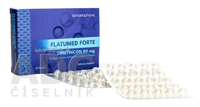 Slovakiapharm FLATUMED FORTE cps simethicon 80 mg 1x50 ks