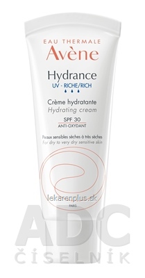 AVENE HYDRANCE UV-RICHE CRÈME HYDRATANTE SPF30 hydratačný krém SPF30 1x40 ml