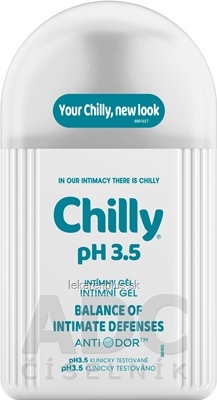 Chilly pH 3.5 intímny gél s kyselinou mliečnou 1x200 ml