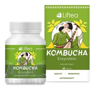 Liftea KOMBUCHA EnzymAktiv cps 1x60 ks