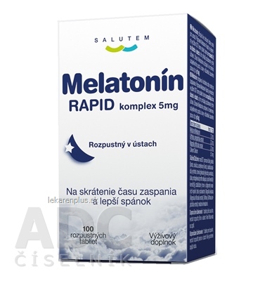 Melatonin RAPID komplex 5mg SALUTEM rozpustné tablety 1x100 ks