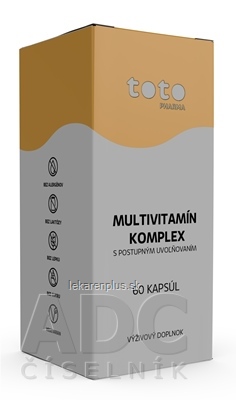 TOTO MULTIVITAMÍN KOMPLEX cps s postupným uvoľňovaním 1x60 ks