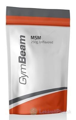 GymBeam MSM prášok, unflavoured 1x250 g