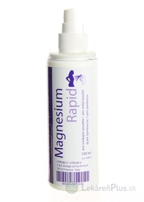 Magnesium Rapid sprej pre vonkajšie použitie 1x100 ml