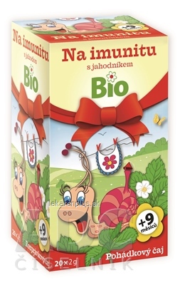 APOTHEKE ROZPRÁVKA Na imunitu s jahodou Bio bylinný čaj (od ukončeného 9. mesiaca) 20x2 g (40 g)