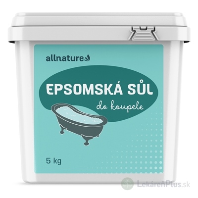 Allnature Epsomská soľ do kúpeľa 1x5 kg