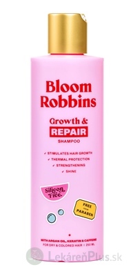 Bloom Robbins Growth & REPAIR SHAMPOO šampón na suché a farbené vlasy 1x250 ml