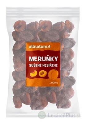 Allnature MARHULE sušené, nesírené 1x1000 g