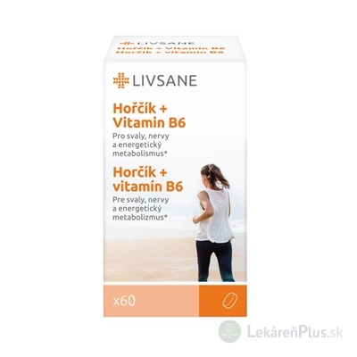 LIVSANE Magnézium + Vitamín B6 tbl 1x60 ks