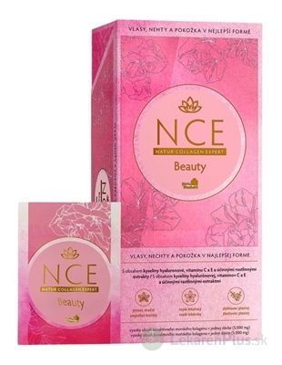 NCE NATUR COLLAGEN EXPERT Beauty prášok vo vrecúškach (po 10 g) 1x30  ks