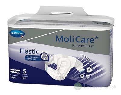 MoliCare Premium Elastic 9 kvapiek S plienkové nohavičky zalepovacie 1x26 ks