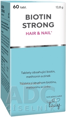 Vitabalans BIOTIN STRONG HAIR & NAIL tbl 1x60 ks