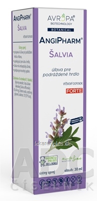 AVROPA AngiPharm Šalvia ústny sprej 1x30 ml