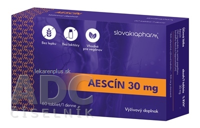 Slovakiapharm AESCÍN 30 mg tbl 1x60 ks