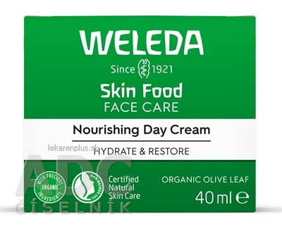 WELEDA Skin Food Nourishing Day Cream denný pleťový krém, vyživuje a hydratuje 1x40 ml