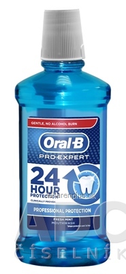 Oral-B Pro-Expert PROFESSIONAL PROTECTION ústna voda, Fresh mint, 1x500 ml