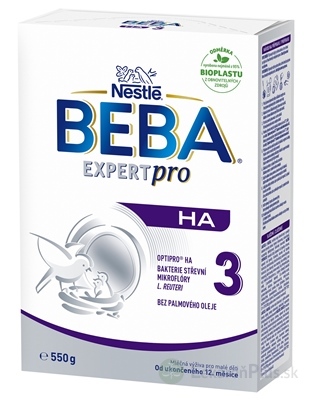 BEBA EXPERT pro HA 3 mliečna výživa pre malé deti (od ukonč. 12. mesiaca) 1x550 g