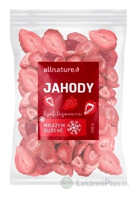 Allnature JAHODY MRAZOM SUŠENÉ lyofilizované plody 1x100 g