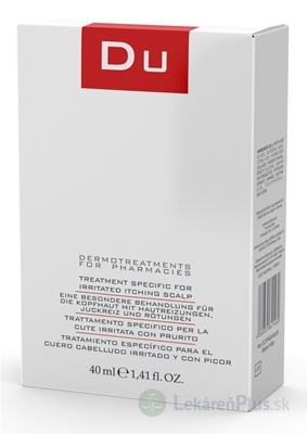 Du TREATMENT SPECIFIC FOR IRRITATED ITCHING SCALP (na podráždenú, svrbiacu a začervenanú vlasovú pokožku s lupinami) 1x40 ml