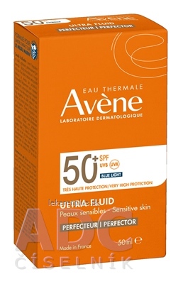 AVENE SUN ULTRA FLUID PERFECTOR SPF 50+ citlivá pleť 1x50 ml