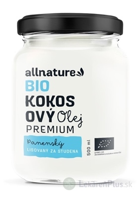 Allnature BIO KOKOSOVÝ olej PREMIUM 1x500 ml