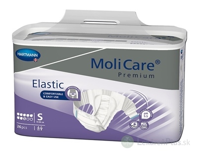 MoliCare Premium Elastic 8 kvapiek S plienkové nohavičky zalepovacie 1x26 ks