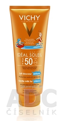 VICHY IDÉAL SOLEIL ochranné mlieko pre deti SPF 50 na tvár a telo, inov.2018 (M4641804) 1x300 ml