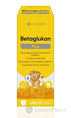 LIVSANE Betaglukán Plus 1x200 ml