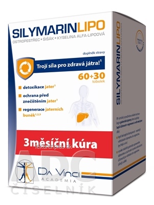 SILYMARIN LIPO - Da Vinci Academia cps 60+30 zadarmo (90 ks)