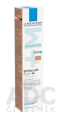 LA ROCHE-POSAY EFFACLAR DUO+ M UNIFIANT MEDIUM tónovaný krém pre pleť so sklonom k akné, stedný odtieň 1x40 ml