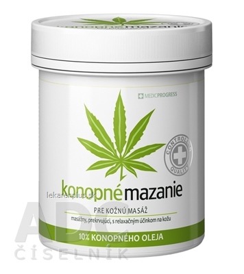 Konopné mazanie krém 1x250 ml