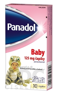 Panadol Baby sup 125 mg (strip PVC/PE) 1x10 ks