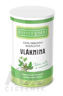 BALANCE FIBER VLÁKNINA 100% prírodná rozpustná 1x250 g