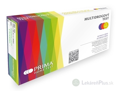 PRIMA Home test MULTIDROGOVÝ samodiagnostický test z moču, 1x1 ks