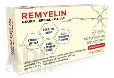 REMYELIN cps (Uridine+PEA micro+vitamíny B,C) 1x30 ks
