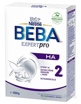 BEBA EXPERT pro HA 2 následná mliečna výživa (od ukonč. 6. mesiaca) 1x550 g