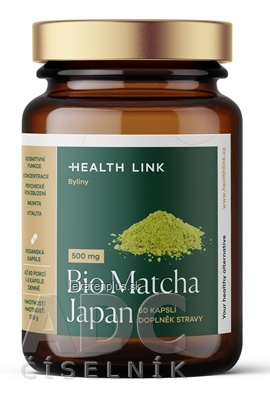 HEALTH LINK Bio Matcha Japan 500 mg cps 1x60 ks