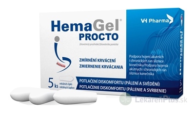 HemaGel PROCTO čapík rektálny 1x5 ks