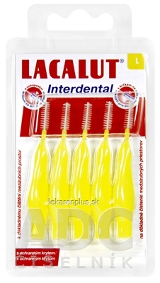 LACALUT Interdental MEDZIZUBNÉ KEFKY L žltá, s ochranným krytom 1x5 ks