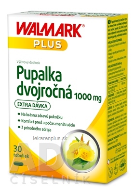 WALMARK Pupalka dvojročná 1000 mg cps (inov. 2019) 1x30 ks