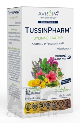 AVROPA TussinPharm bylinné kvapky 1x50 ml