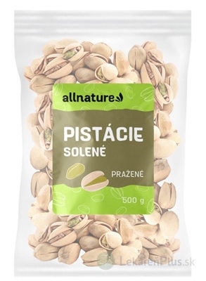 Allnature PISTÁCIE pražené solené 1x500 g