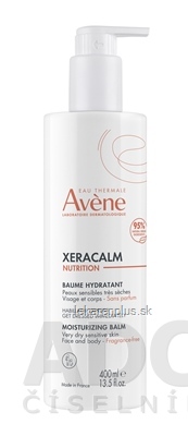 AVENE XERACALM NUTRITION Hydratačný balzam pre veľmi suchú citlivú pokožku 1x400 ml