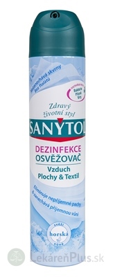 SANYTOL OSVIEŽOVAČ Vzduch sprej, horská vôňa, 1x300 ml