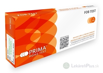 PRIMA Home test FOB samodiagnostický test na okultné krvácanie v stolici, 1x1 ks